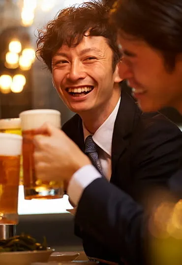 エール飲食風景